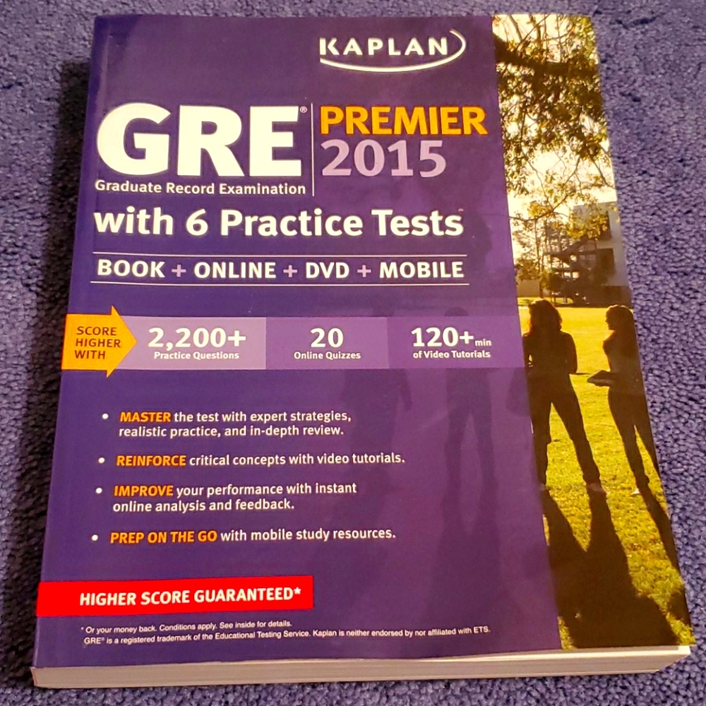 Kaplan GRE Premier 2015 (with 6 Practice Exams)